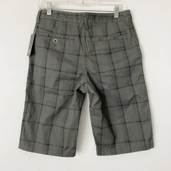 Quiksilver Gray Plaid Hybrid Shorts - Picture 3 of 13